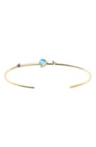 Women's Wwake Three Stone Opal, Diamond & Sapphire Cuff Bracelet