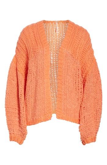 Women's Free People Chamomile Cardigan - Orange