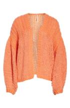 Women's Free People Chamomile Cardigan - Orange