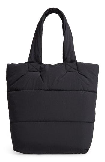 Trouve Peri Nylon Tote - Black