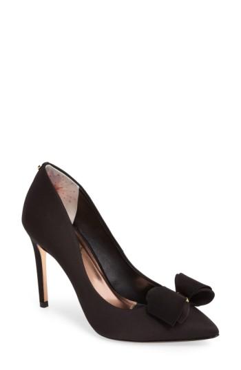 Women's Ted Baker London Azeline Bow Pump M - Black
