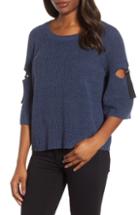 Women's 1.state Keyhole Cutout Sleeve Sweater - Blue