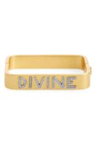 Women's Tory Burch Divine Message Rectangular Bracelet