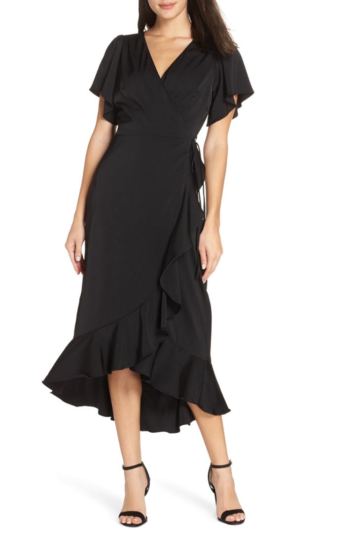 Women's Chelsea28 Midi Ruffle Wrap Dress