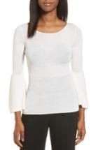 Women's Classiques Entier Bell Sleeve Silk & Cashmere Sweater - Ivory