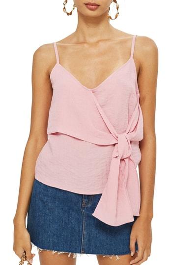 Women's Topshop Chrissie Tie Detail Camisole