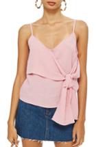 Women's Topshop Chrissie Tie Detail Camisole