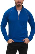 Men's Robert Graham Taylore Quarter Zip Pullover - Blue