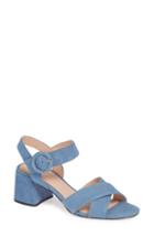 Women's J.crew Penny Cross Strap Sandal .5 M - Blue