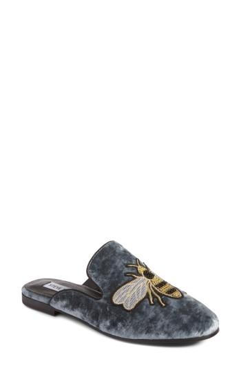 Women's Steve Madden Hugh Embellished Mule M - Blue