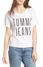 Women's Tommy Jeans Logo Graphic Tee - White