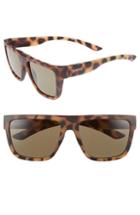 Women's Smith The Comeback 58mm Chromapop(tm) Square Sunglasses - Matte Honey Tortoise