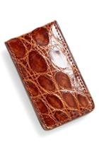 Men's Boconi Crocodile Magnetic Money Clip -