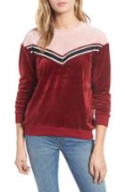 Women's Heartloom Kris Velour Sweatshirt - Red