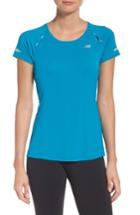 Women's New Balance 'ice' Mesh Back Tee - Blue