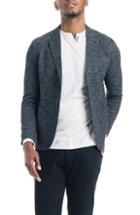 Men's Good Man Brand Slim Fit Vintage Twill Knit Blazer, Size - Black