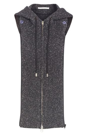 Women's Veronica Beard Otis Tweed Hoodie Dickey