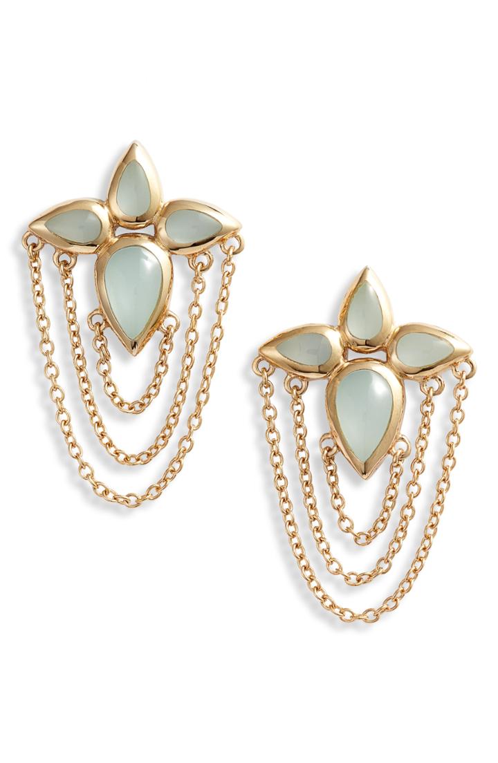 Women's Sole Society Chain Stud Earrings