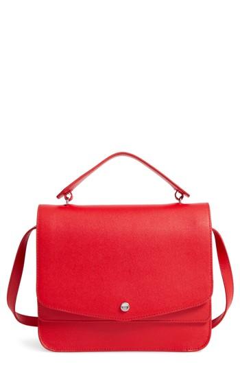Elizabeth And James Eloise Leather Shoulder Bag - Red