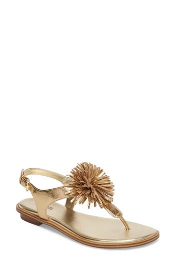 Women's Michael Michael Kors Lolita Sandal M - Metallic