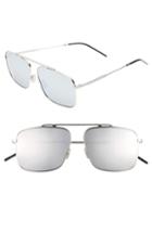 Men's Dior Homme 58mm Mirrored Navigator Sunglasses - Palladium