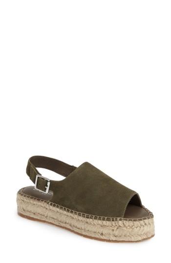 Women's Jslides Rachell Slingback Platform Sandal .5 M - Beige