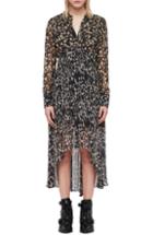 Women's Allsaints Liza Asa Dual Print High/low Dress - Yellow