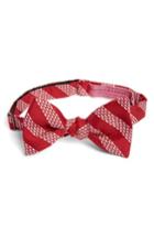 Men's Vineyard Vines Whale Stripe Silk Bow Tie