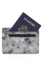 Hobo Euro Slide Credit Card & Passport Case - Grey