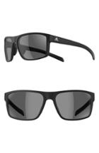 Women's Adidas Whipstart 61mm Polarized Sport Sunglasses - Black Matte/ Grey