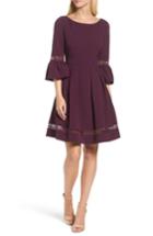 Women's Eliza J Bell Sleeve Dress - Purple