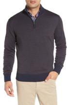 Men's Peter Millar Wool Blend Quarter Zip Sweater