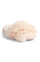 Women's Make + Model Cuddle Plush Faux Fur Scuff Slipper - Pink