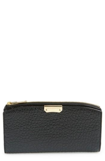 Women's Burberry 'alvington' Continental Wallet - Black