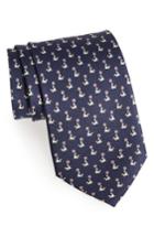 Men's Salvatore Ferragamo Seal Print Silk Tie
