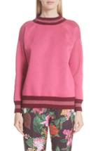 Women's Moncler Metallic Trim Sweatshirt - Pink