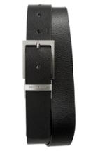 Men's Boss Reming Reversible Leather Belt - Black/ Brown