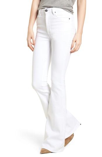 Women's Hudson Jeans Holly High Waist Flare Jeans - White