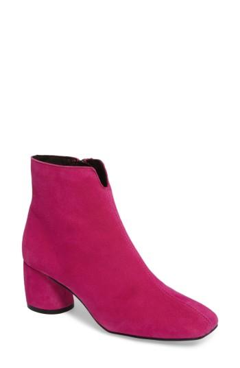 Women's Topshop Marilo Block Heel Bootie .5us / 36eu - Pink