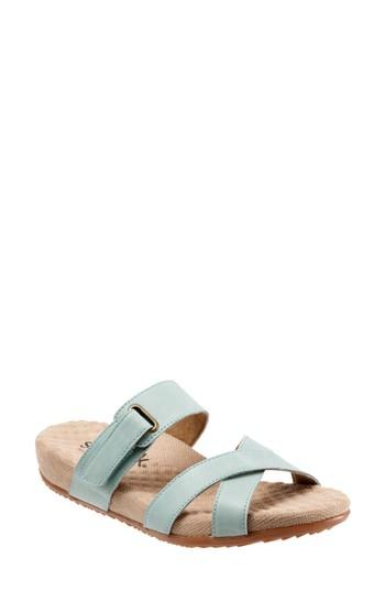 Women's Softwalk Brimley Sandal .5 N - Blue