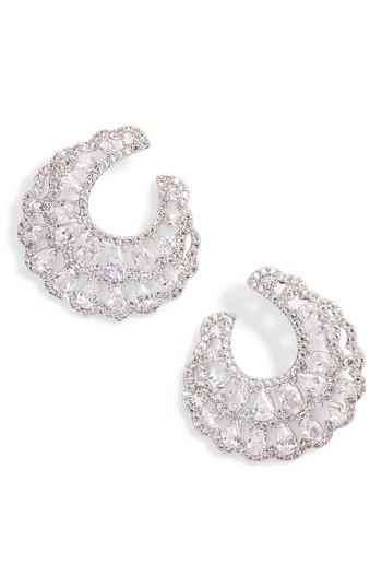 Women's Nina Layered Front/back Hoop Earrings