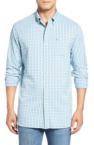 Men's Southern Tide Tortuga Classic Fit Plaid Sport Shirt
