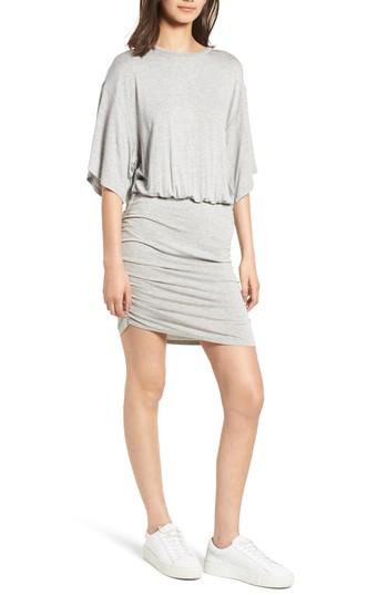 Women's Kendall + Kylie Open Back T-shirt Dress - Grey