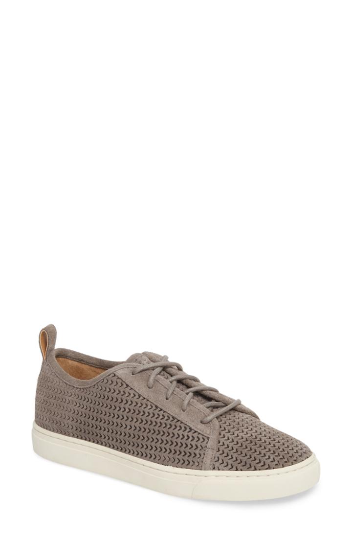 Women's Lucky Brand Lawove Sneaker .5 M - Grey