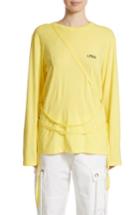 Women's Hyein Seo Caos Strap Tee - Yellow