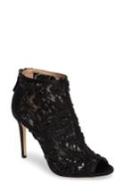 Women's Badgley Mischka Moyra Embellished Lace Bootie M - Black