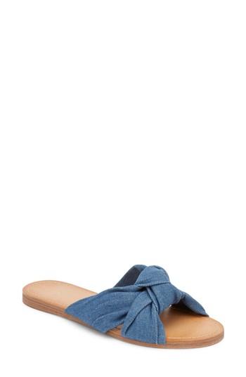 Women's G.h. Bass & Co. Sophie Knotted Bow Sandal M - Blue