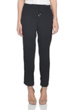Women's Cece Soft Crepe Jogger Pants - Black