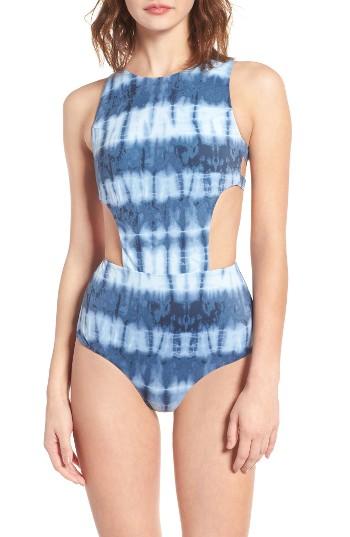 Women's Rvca Isla Tie Dye One-piece Swimsuit
