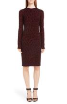 Women's Givenchy Leopard Jacquard Dress - Burgundy